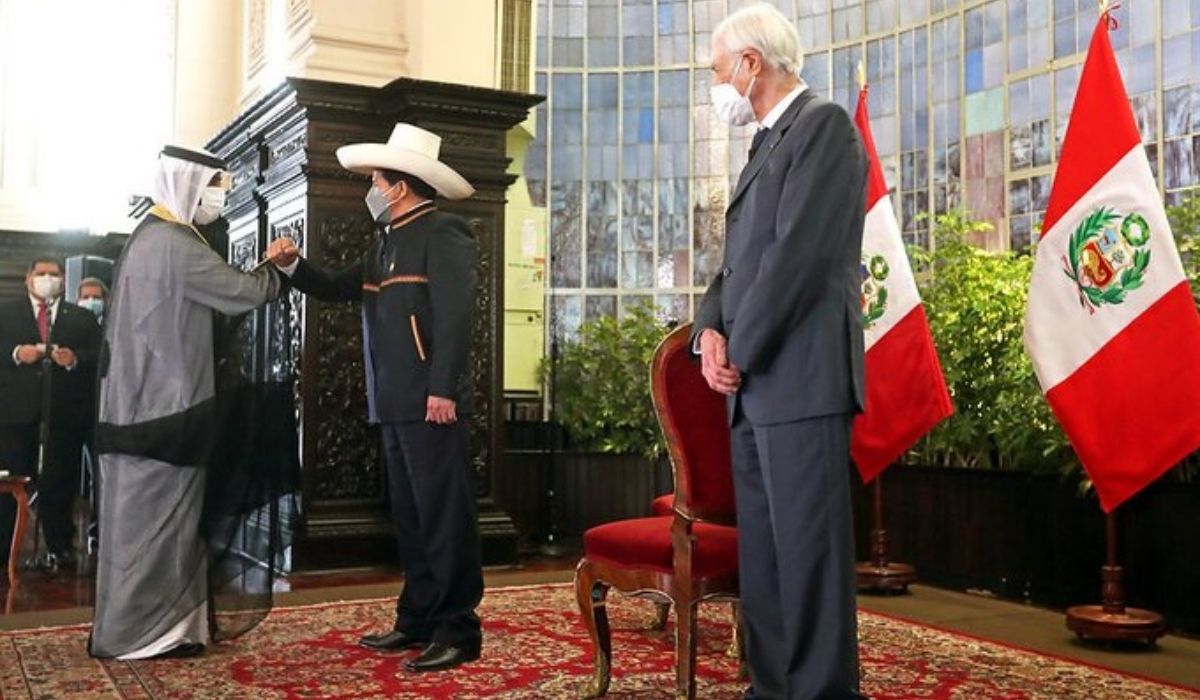 Acting charge d'affaires meets President of Peru